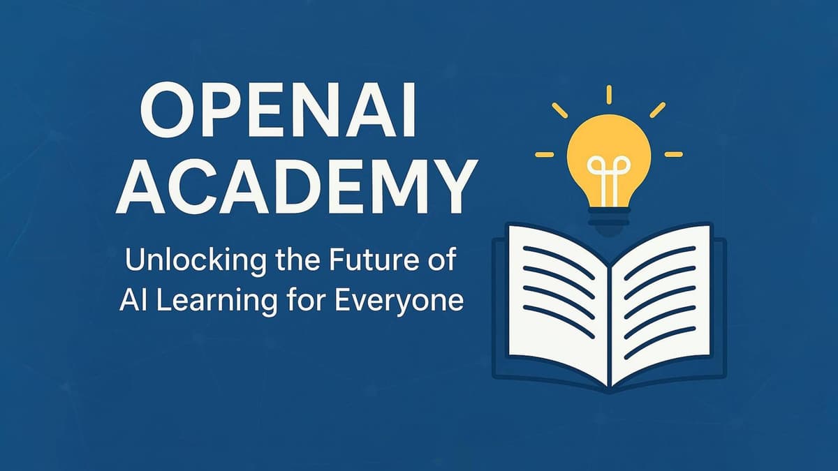 OpenAI Academy: AI Learning for Everyone