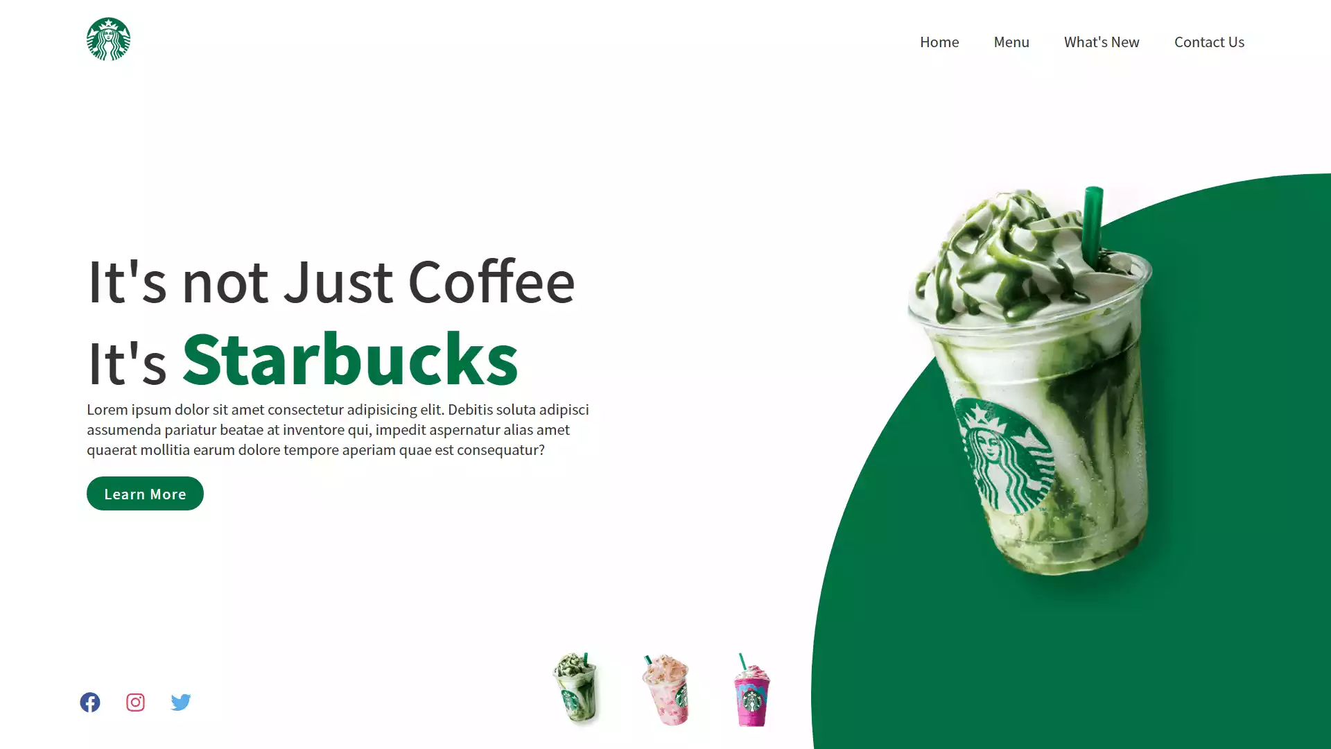 Starbucks Landing Page with HTML and CSS | Mridul.tech Starbucks Landing Page with HTML and CSS. Mridul.tech