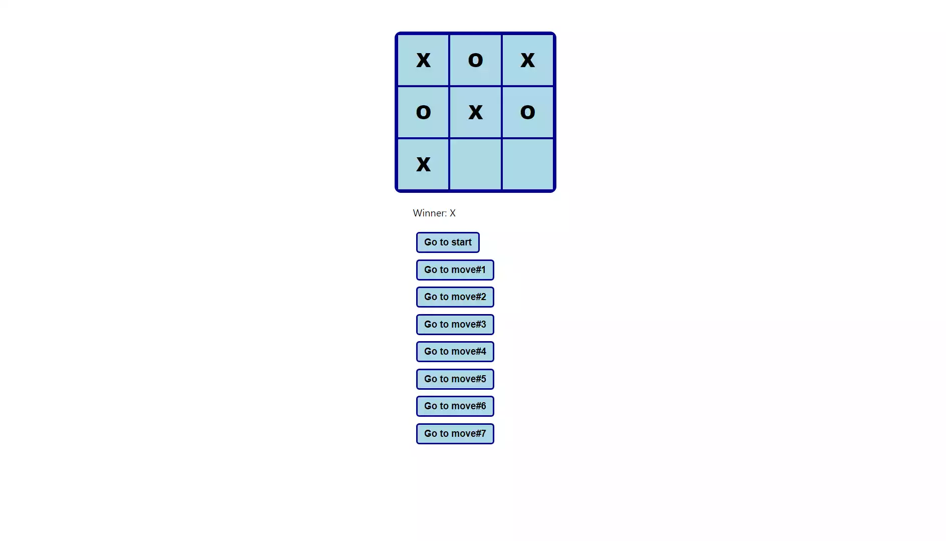 Tic Tak Toe with React JS