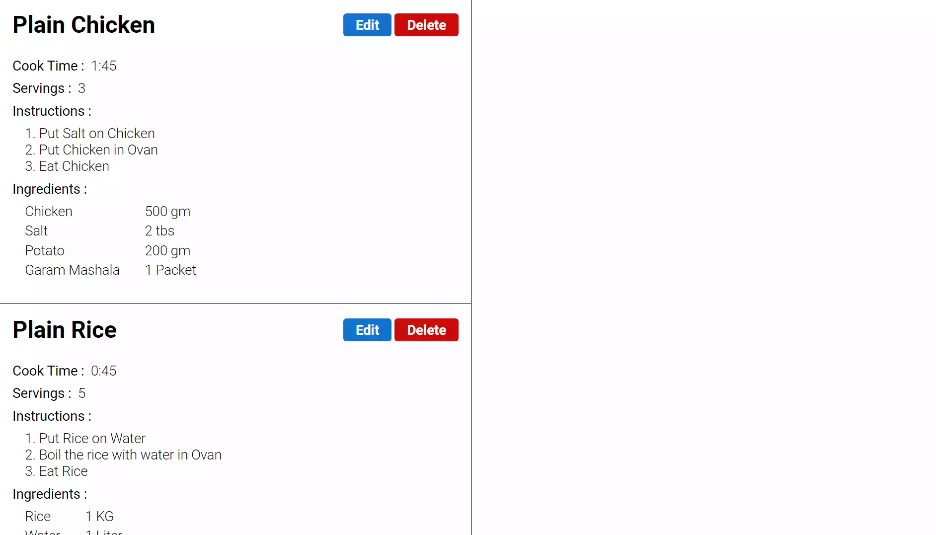 Create Recipe App with React JS Create Recipe App with React JS