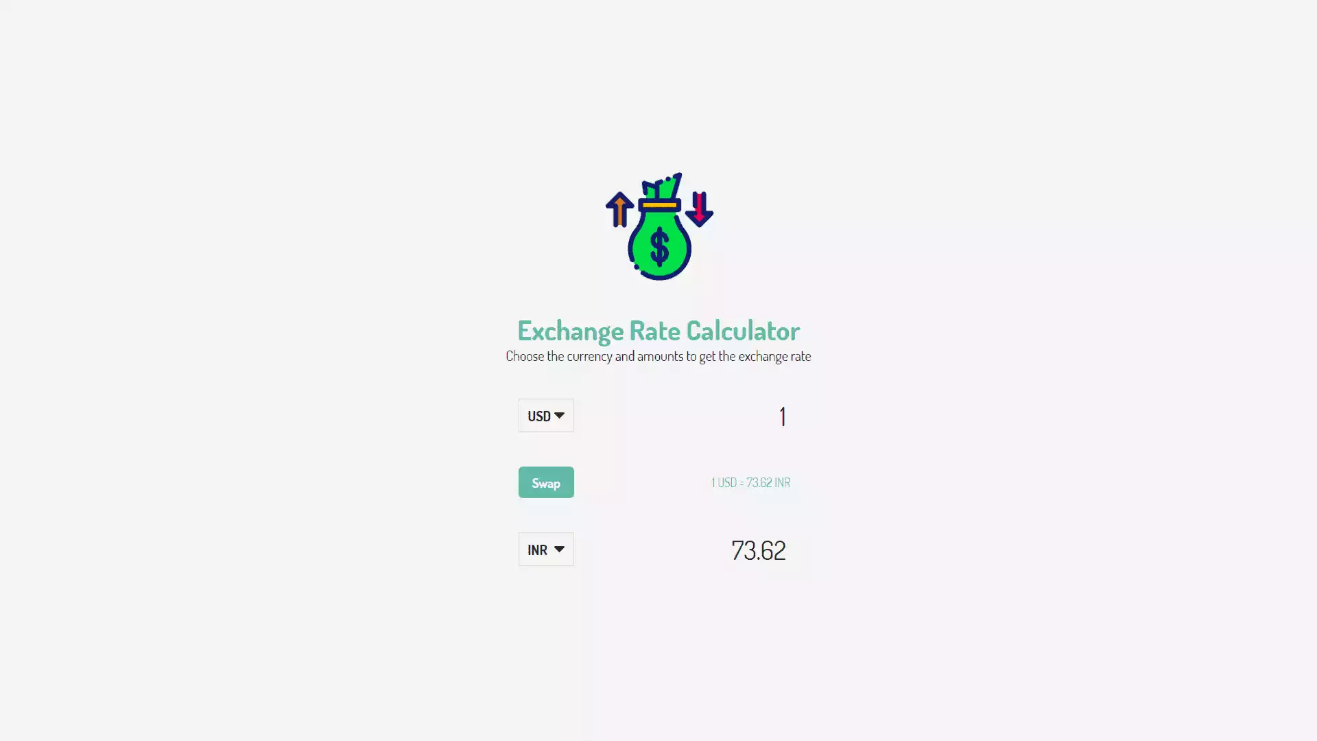 Exchange Rate Calculator using HTML, CSS and JavaScript Exchange Rate Calculator using HTML, CSS and JavaScript