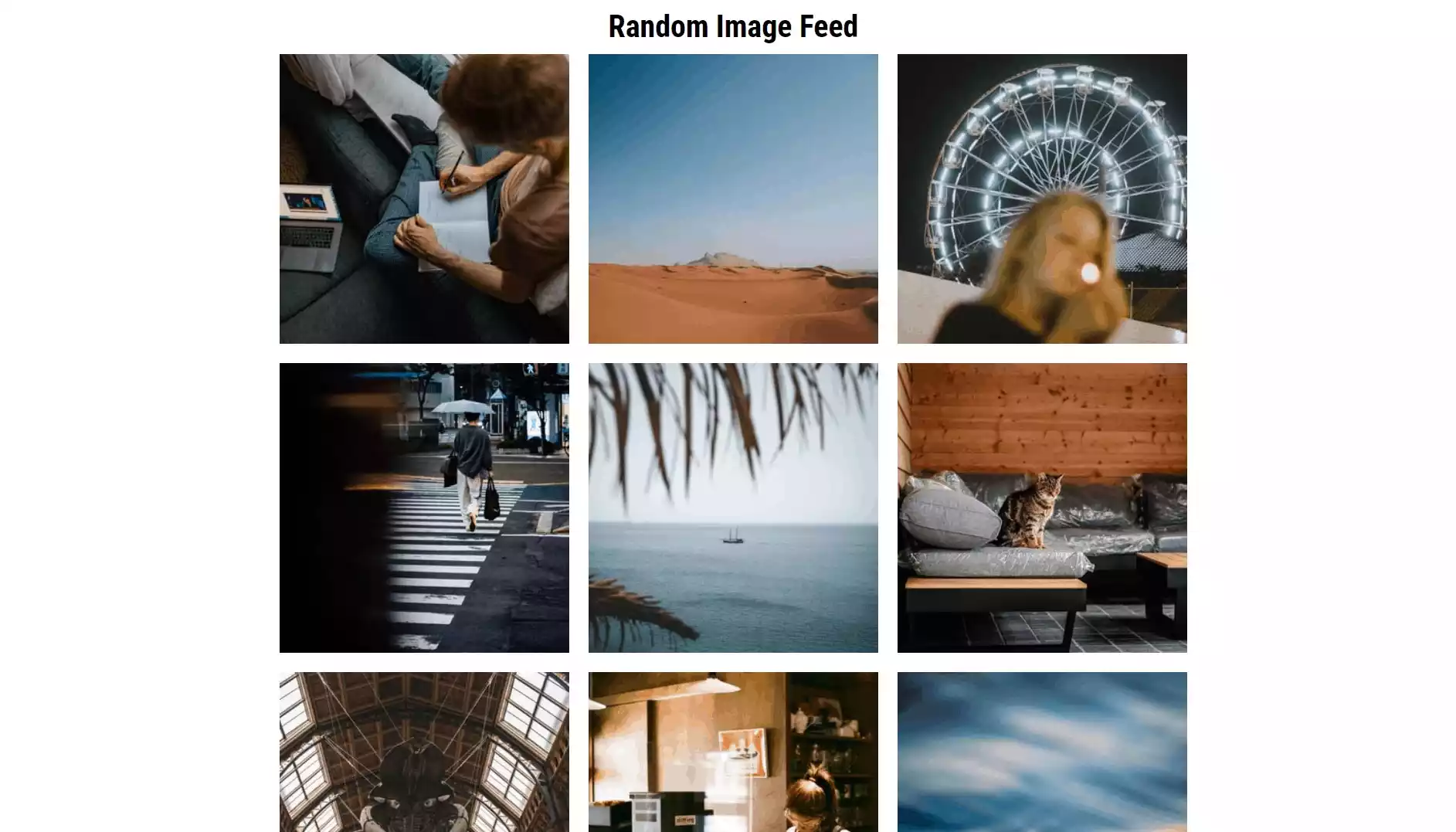 Create Random Image Feed using HTML, CSS and JS | Mridul.Tech Create Random Image Feed using HTML, CSS and JS. Mridul.Tech