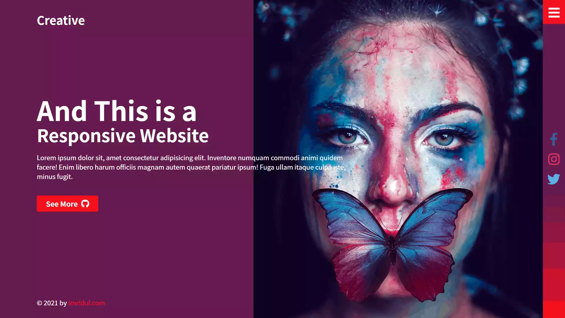 Responsive Homepage using HTML, CSS and JavaScript Responsive Homepage using HTML, CSS and JavaScript