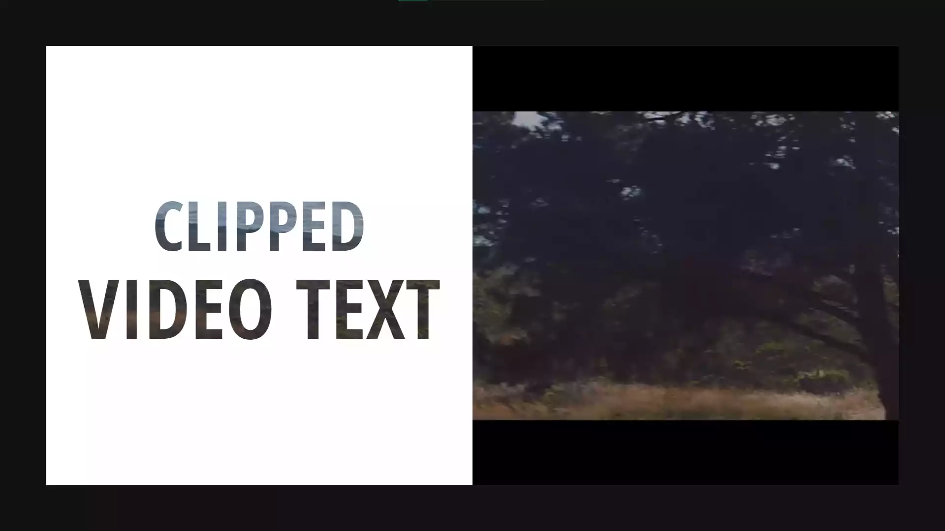 Clipped Text Video Banner with HTML and CSS | Mridul.Tech Clipped Text Video Banner with HTML and CSS. Mridul.Tech