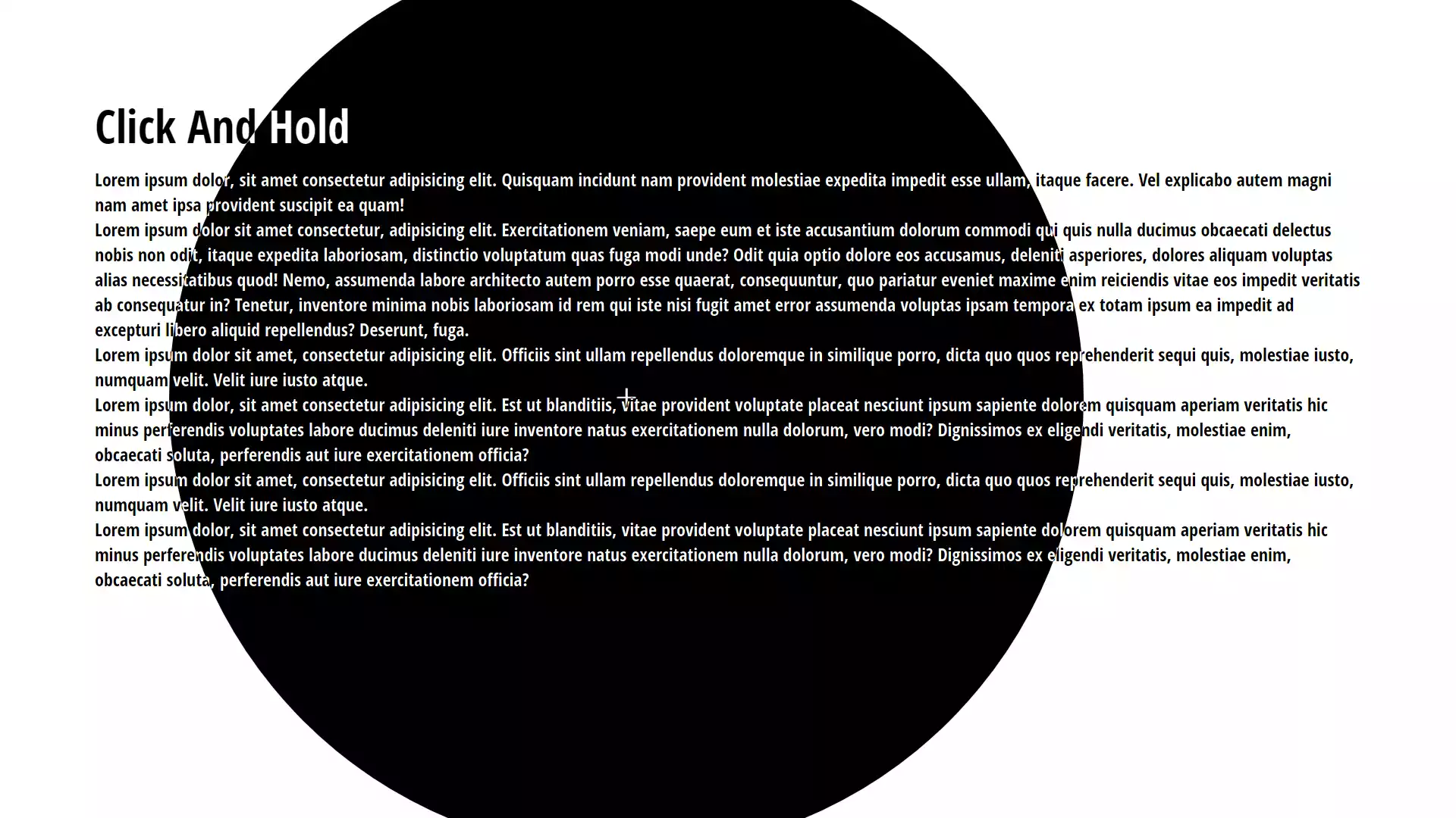 Click and Hold Effects | Add Interactive Magic to Your Website Click and Hold Effects. Add Interactive Magic to Your Website