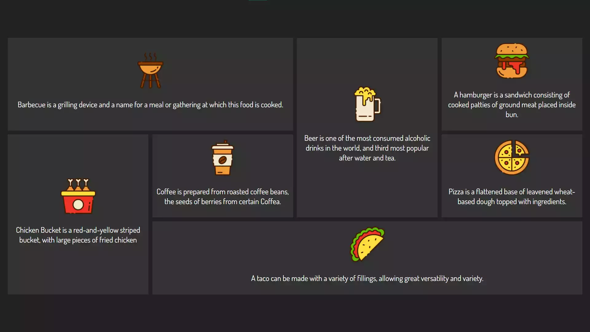 Create Responsive Food Item Layout with HTML/CSS Create Responsive Food Item Layout with HTML/CSS
