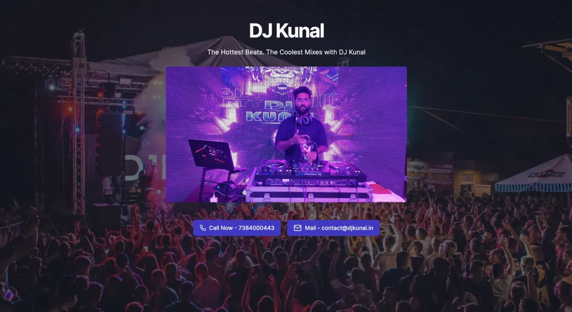 DJ Kunal | Bringing Your Events to Life with Electrifying Beats DJ Kunal. Bringing Your Events to Life with Electrifying Beats
