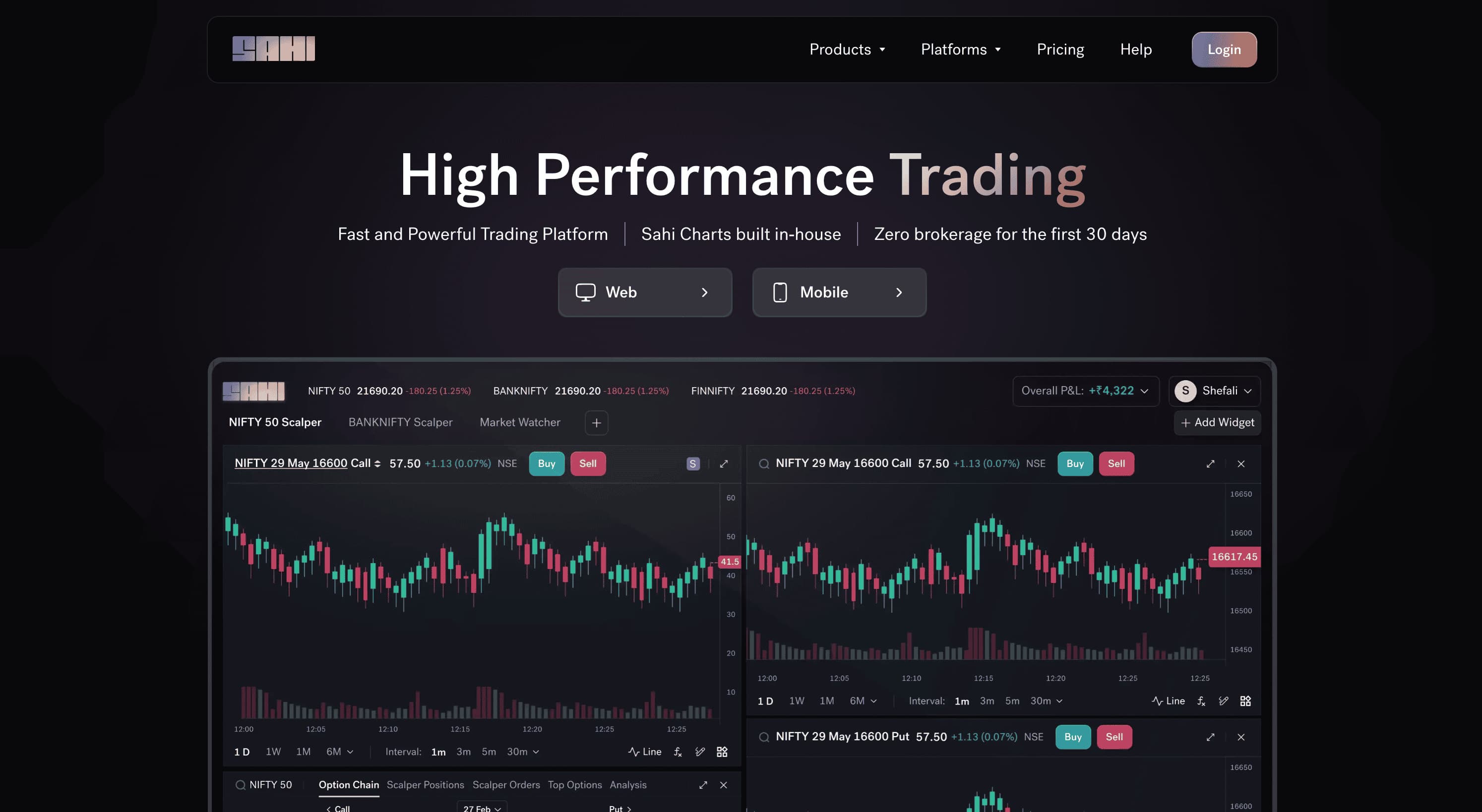 Sahi.com | Stock Trading Platform Landing Page Built with Next.js Sahi.com. Stock Trading Platform Landing Page Built with Next.js