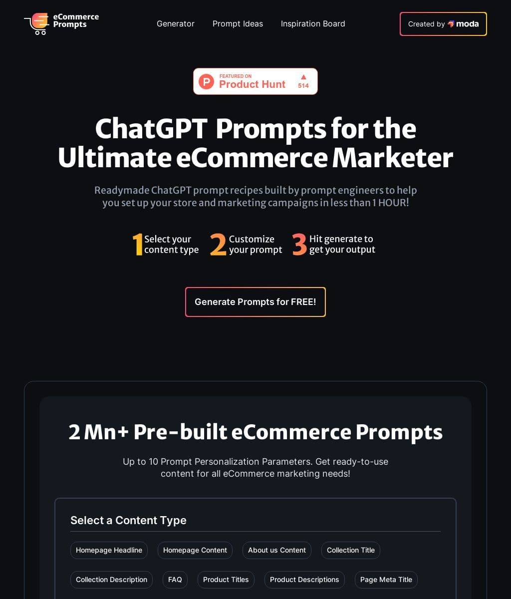 Ecommerce Prompts Ecommerce Prompts