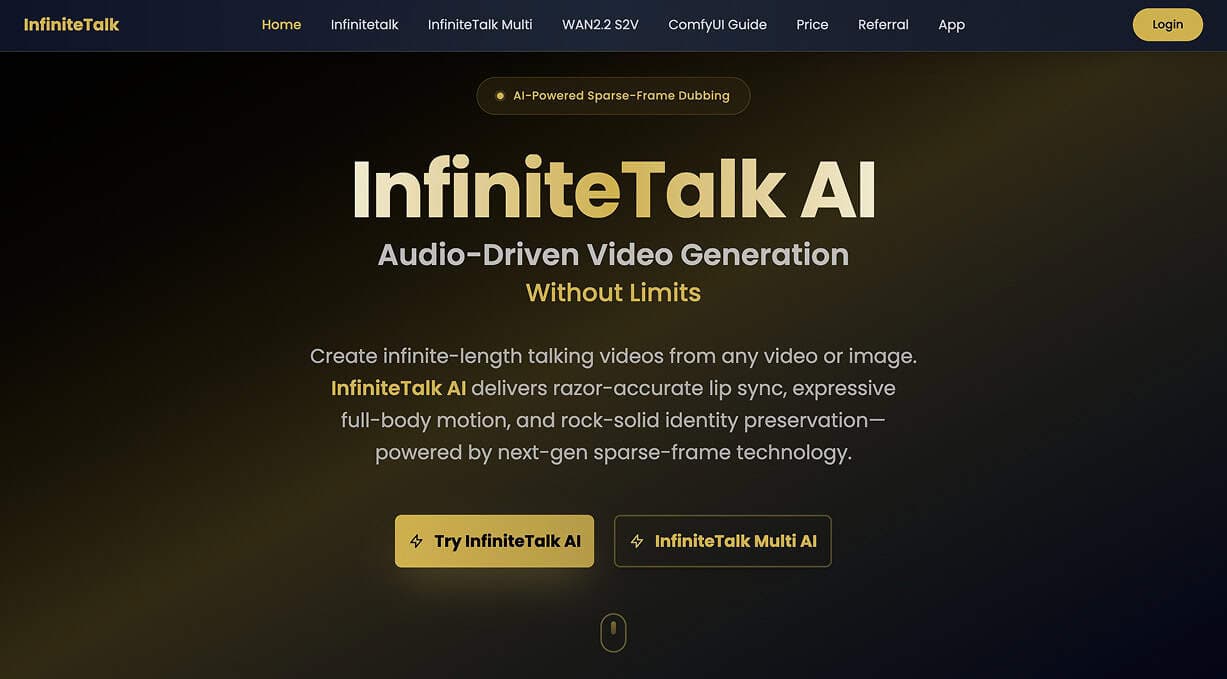 InfiniteTalk AI InfiniteTalk AI