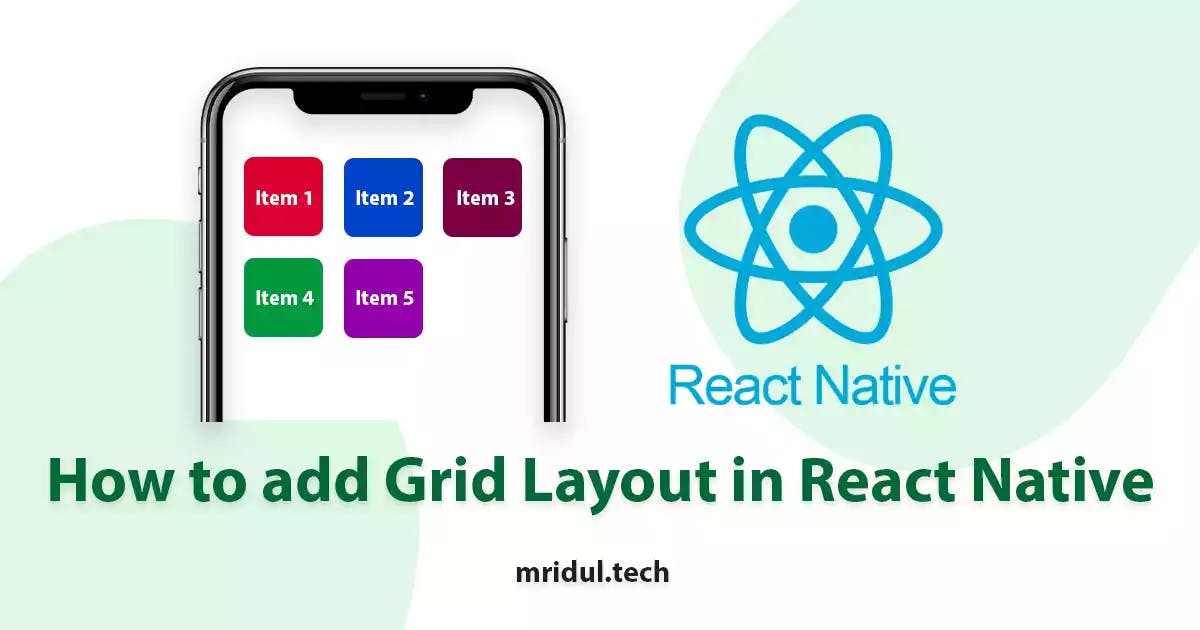 How to add Grid Layout in React Native